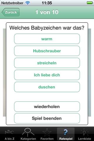 Babyzeichen gratis screenshot 4