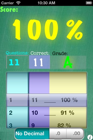 iSlide Grader (A+ 123 Easy Simple Classroom Grading Calculator) screenshot 4