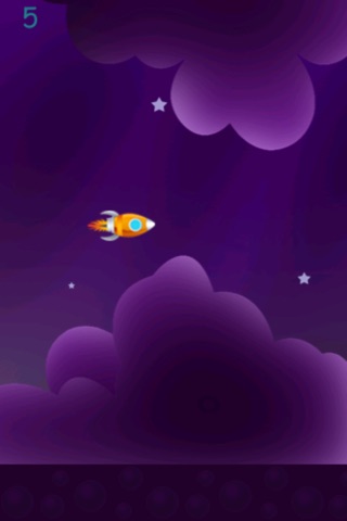 Flappy Rocket Splash : Don't smash hit the Clouds screenshot 3