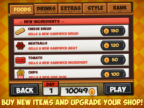 Screenshot #5 pour My Sandwich Shop - Jeu du Magasin de Sandwich