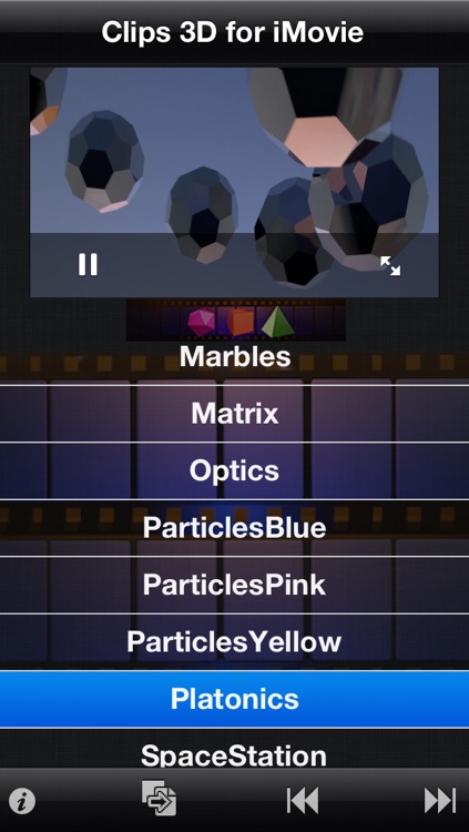 Clips 3D for iMovie
