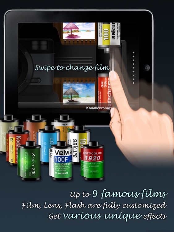 Fisheye HD - Camera with Old Film & Color Lens