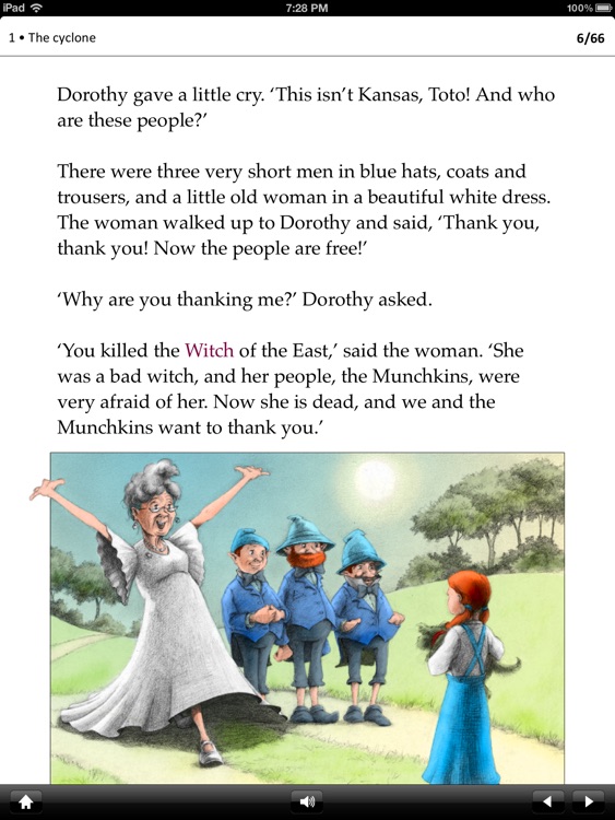 The Wizard of Oz: Oxford Bookworms Stage 1 Reader (for iPad)