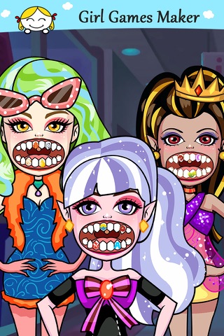 Crazy Girls Games - kids dentist screenshot 4