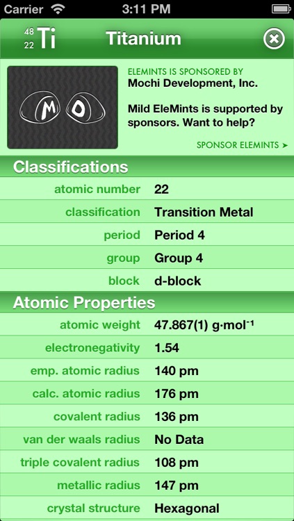 Mild EleMints: Free Periodic Table screenshot-3
