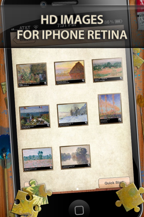 Henri Rousseau Jigsaw Puzzles - Play with Paintings. Prominent Masterpieces to recognize and put together screenshot-4