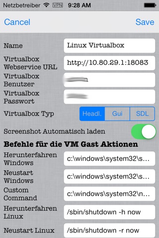 iVirtualbox screenshot 3