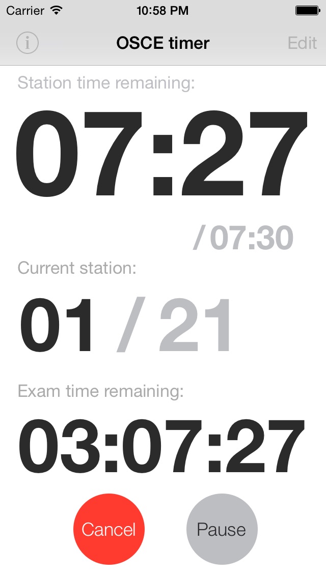 OSCE Timer screenshot1