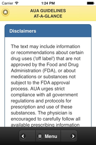 Primary Care Guidelines for Urology screenshot 3