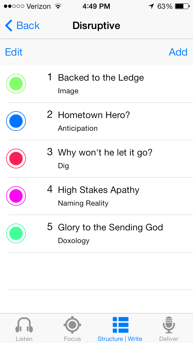 Sermon Design Screenshot