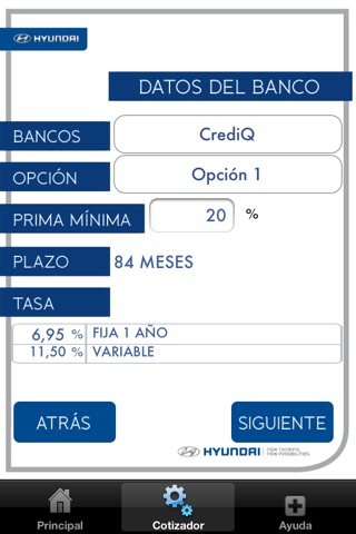 Cotizador Hyundai screenshot 4