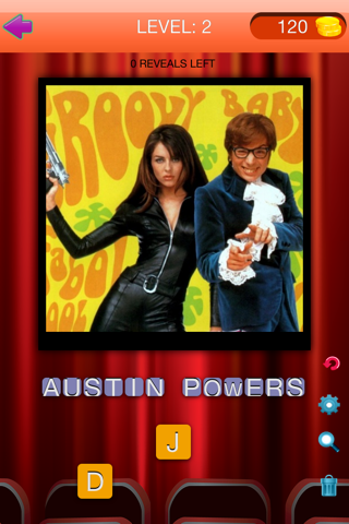 Guess the Movie - free new popular quiz trivia game with popular star celebrities and icons.  Play this fun amazing awesome puzzle and discover the best movies of all flappy time! screenshot 4