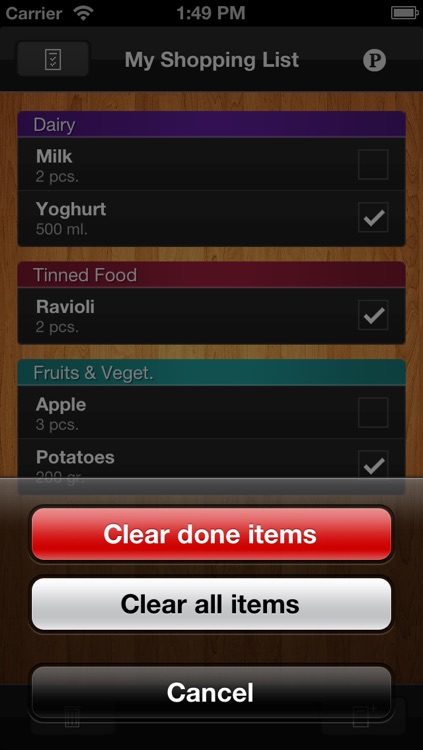 Shopping List Free (Grocery List)