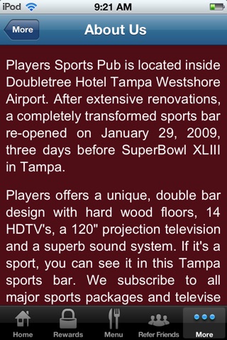 Players Sports Pub screenshot 3