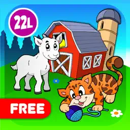 Amazing Farm Baby Animals Puzzle game for Toddlers to Kindergarten app icon