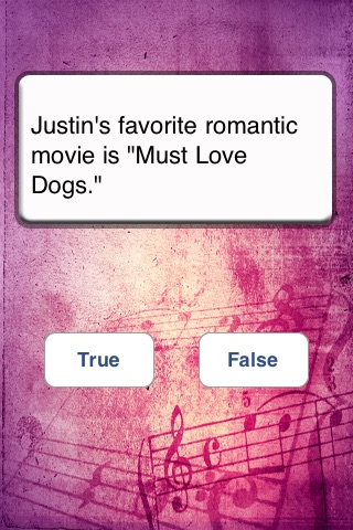 Justin Bieber: True or False screenshot 4