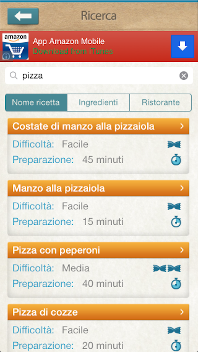 ricetteNapoli: ricette della cucina napoletana, ristoranti a Napoli Screenshot