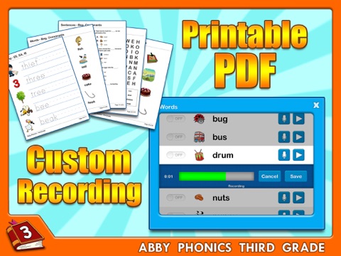 Abby Phonics - Third Grade HD screenshot 2