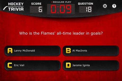 Calgary Flames - Hockey Trivia Lite screenshot 2