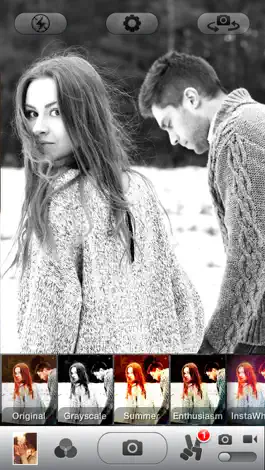 Game screenshot Black & White Cam - Photo Video Camera with black and white effect filter mod apk