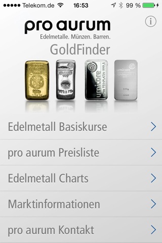 pro aurum GoldFinder App screenshot 2