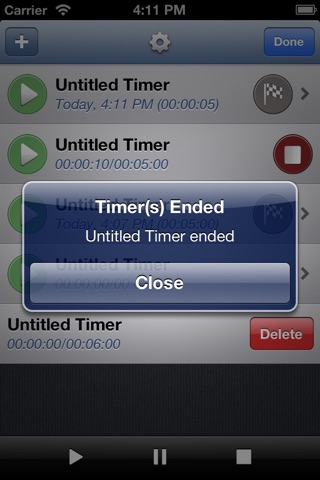 MultipleTimers screenshot 2