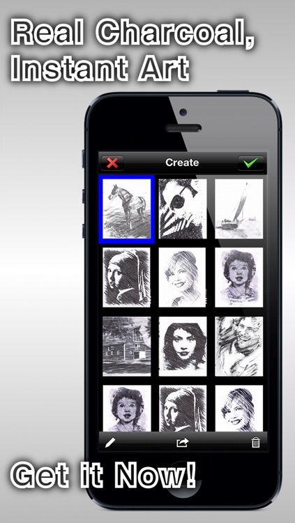 Charcoal Sketch Cam screenshot-4
