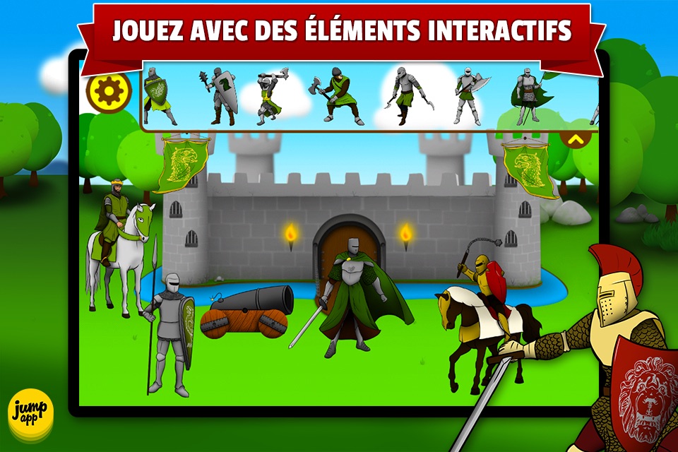 Sticker Play: Knights, Dragons and Castles screenshot 3