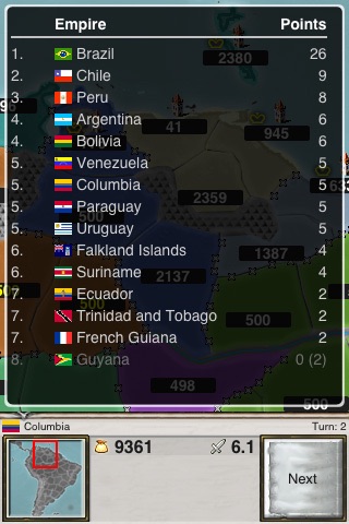 Age of Conquest: South America screenshot 2