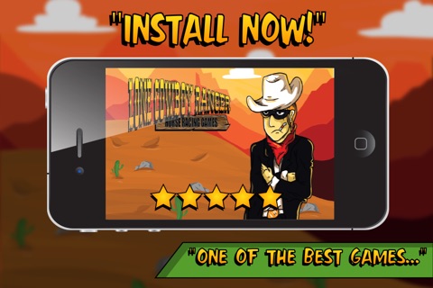 Lone Cowboy Ranger Horse Racing Games Free screenshot 4