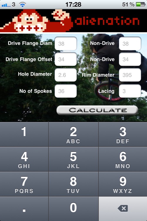 BMX Spoke Calculator screenshot-3