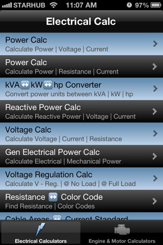 Genset Engineering Calc Lite screenshot 2