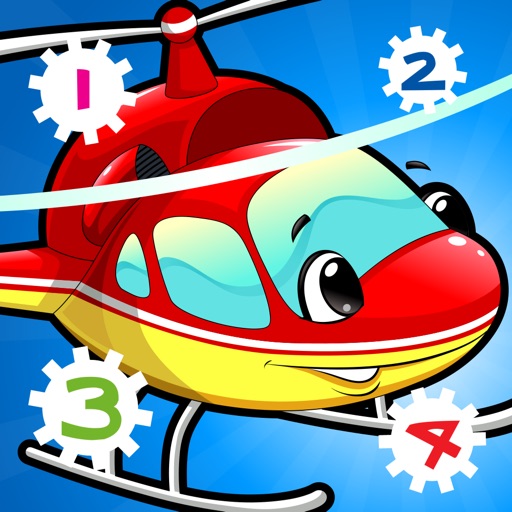 123 Cars Counting Game for Children: Learn to count the numbers 1-10 with vehicles of the city Icon