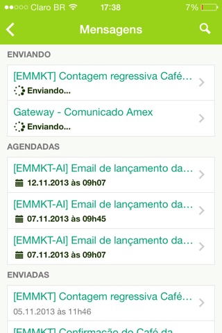 Email Marketing Locaweb screenshot 2