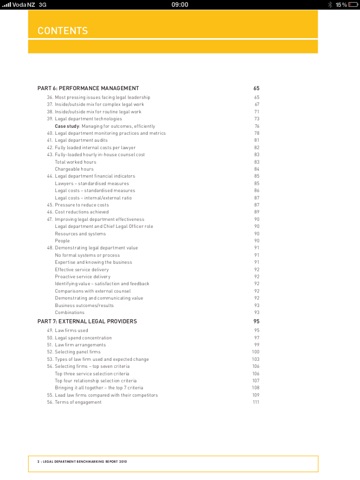 Legal Department Benchmarking Report screenshot 4