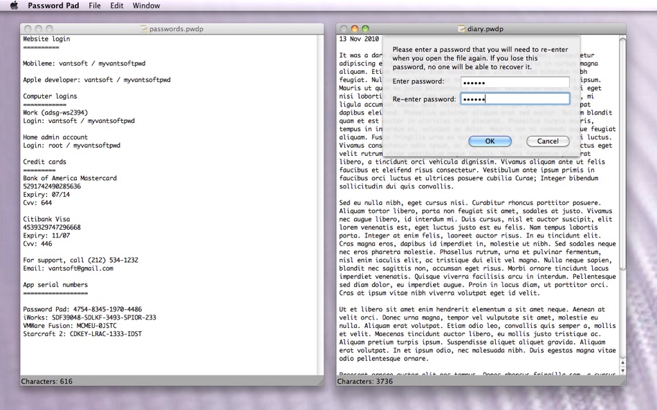 Password Pad for Mac OS X - 2.2 - (macOS)
