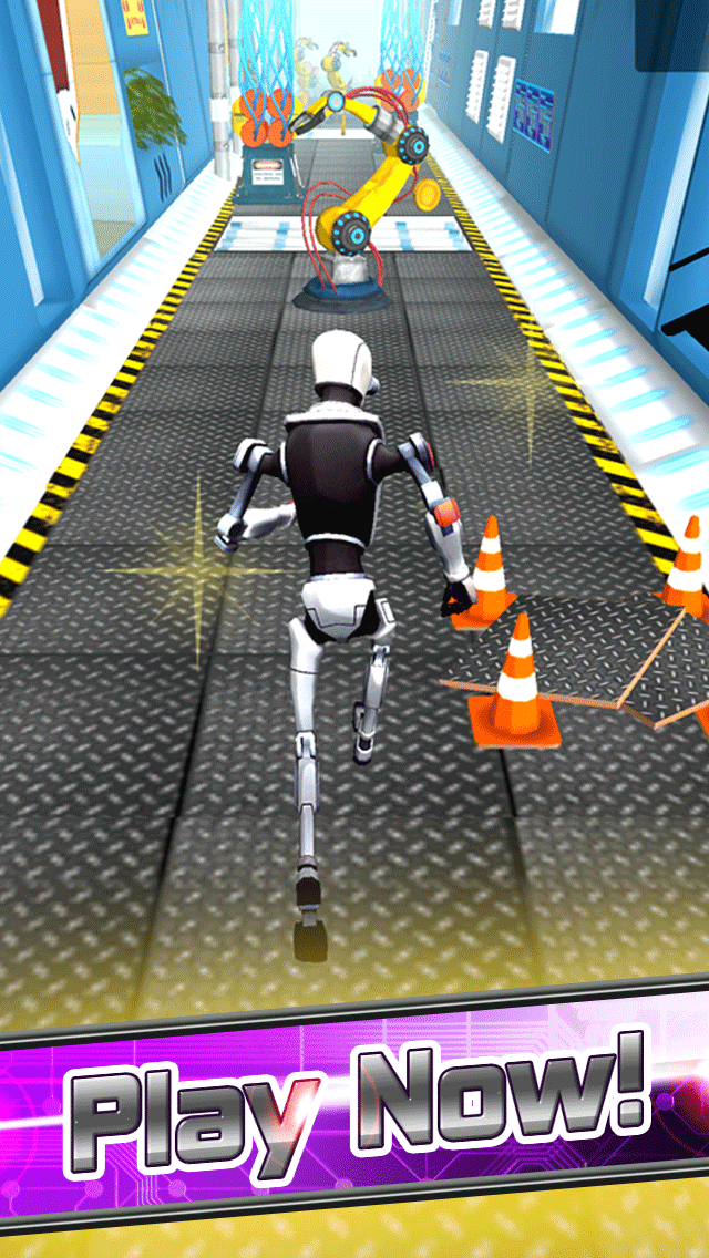 3D SCIFIロボット速く走るアクションアドベンチャーで、最良の機械工場ワールドゲーム無料のおすすめ画像5