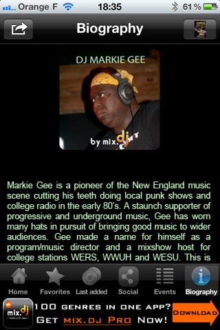 DJ Markie Gee by mix.dj screenshot 4