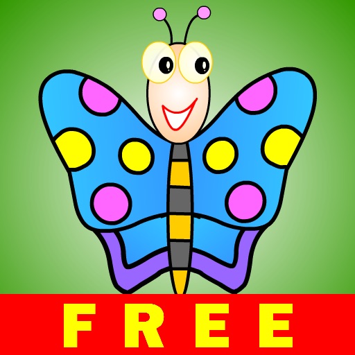 ABC Phonics Butterfly Long Vowels Free- First Grade Second Grade Learning Game icon