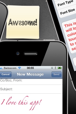 Fancy Mail - Enhance Mail with Fonts and Colors screenshot 4