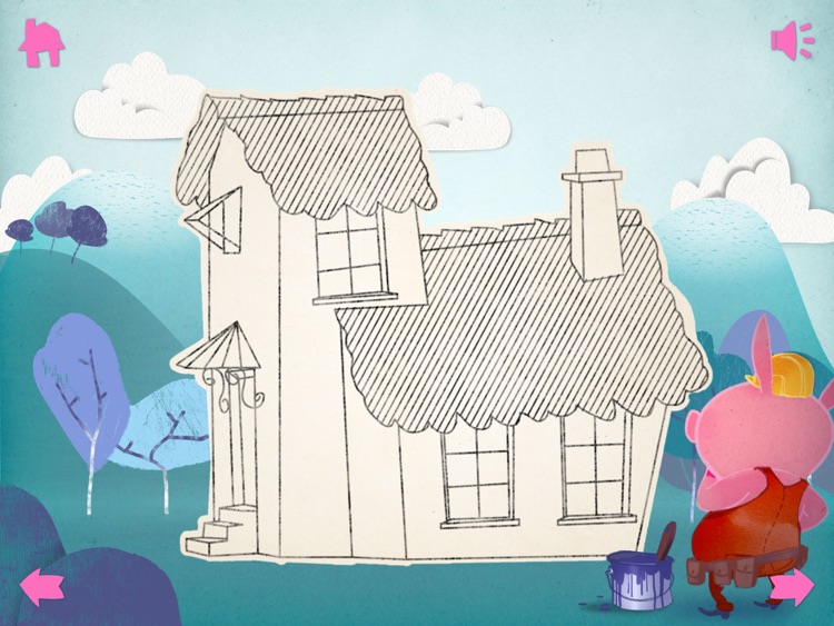 Les 3 petits cochons - Interactif