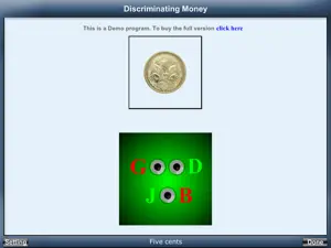 Discriminating Money (with Australian Currency) iPad v 1.0, Demo Version screenshot #4 for iPad