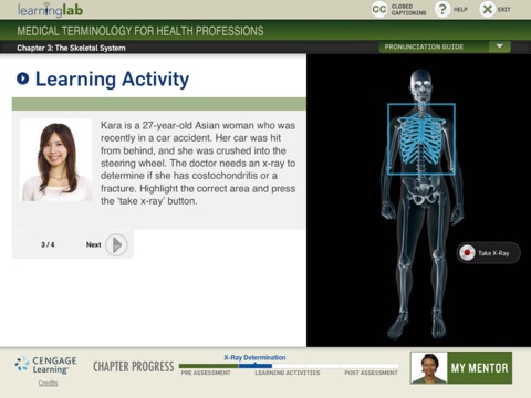 Medical Terminology for Health Professions Learning Lab screenshot 2