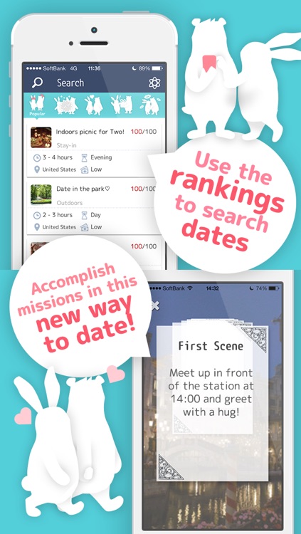 WITH - World's best date app!    Complete missions to proceed in this new way to date. Perfect Date planning app for couples! screenshot-3