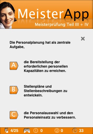 Meisterfragen kompakt - Die MeisterApp mit allen 100 Fragen screenshot 3