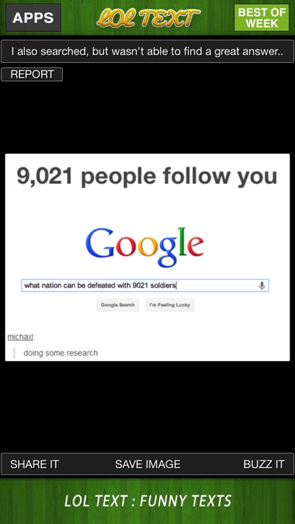 LOL TEXT : Funny Texts