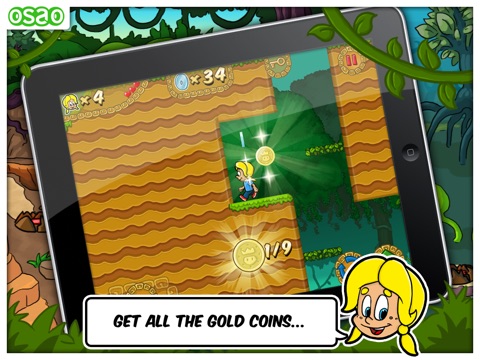 Pixeline and the Jungle Treasure HD FREE screenshot 2