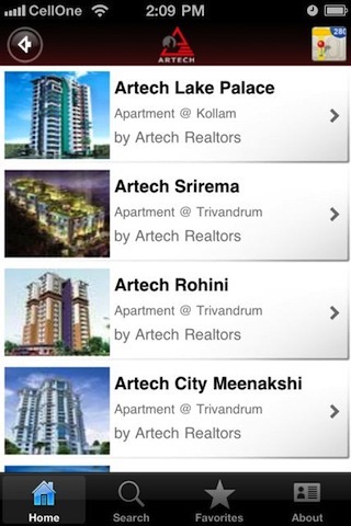 Artech Realtors screenshot 2