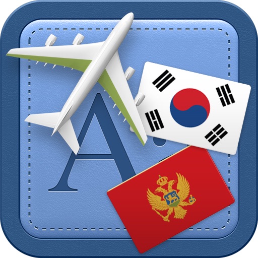 Traveller Dictionary and Phrasebook Korean - Montenegrin icon