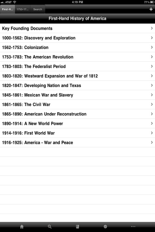 First-Hand History of America